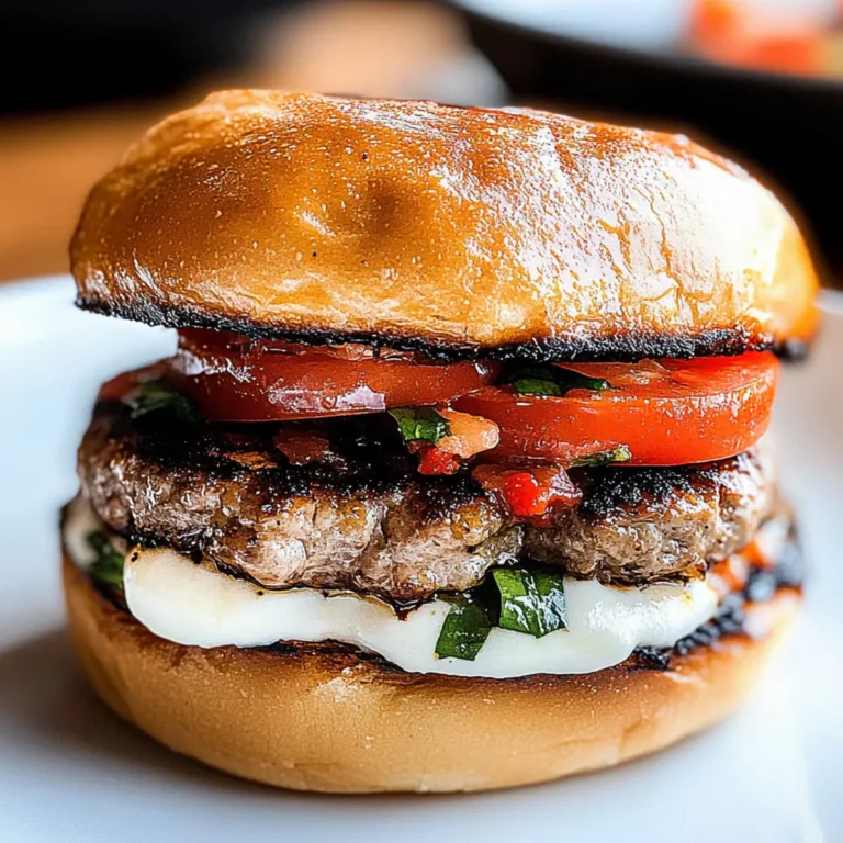 Bruschetta Burgers