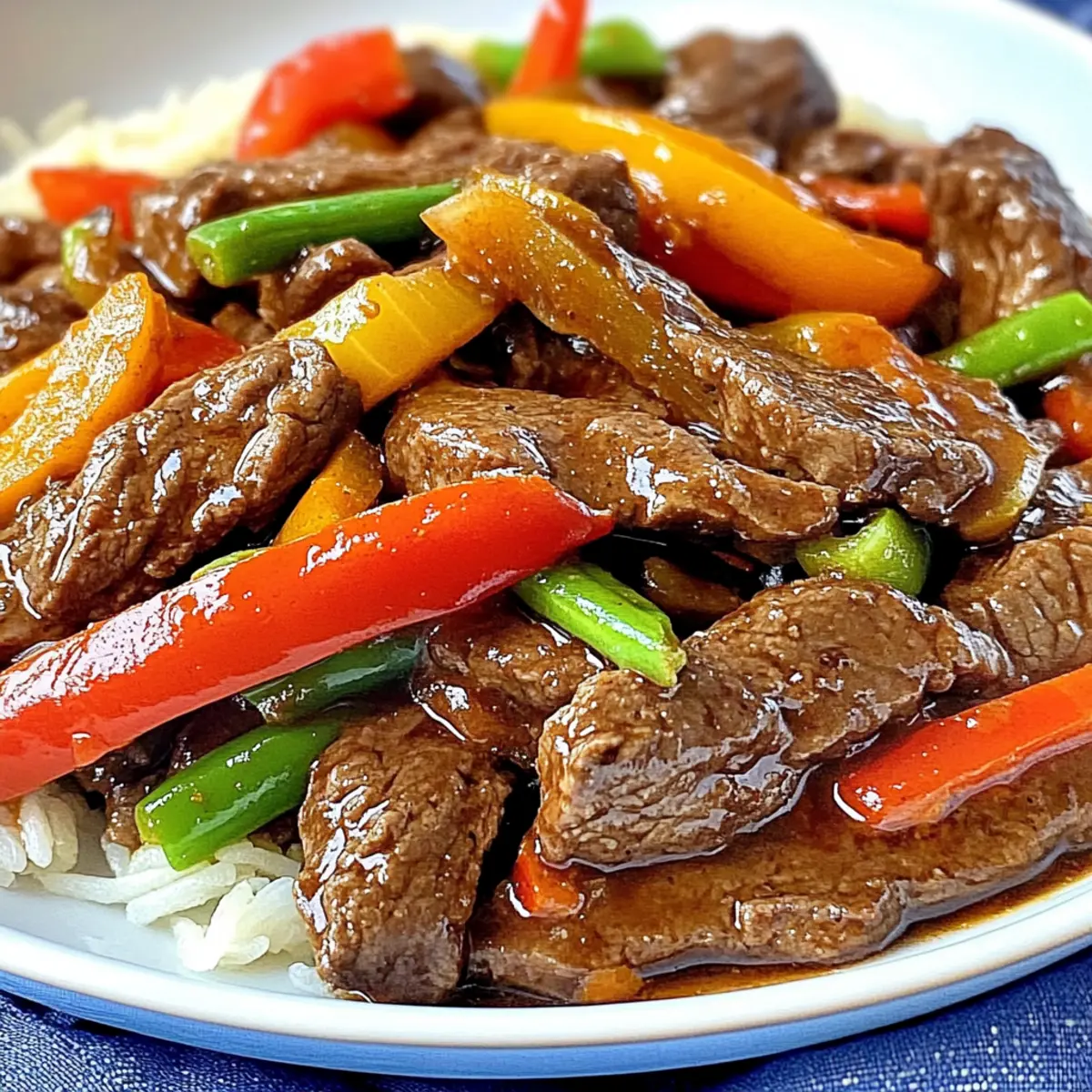 Slow Cooker Pepper Steak