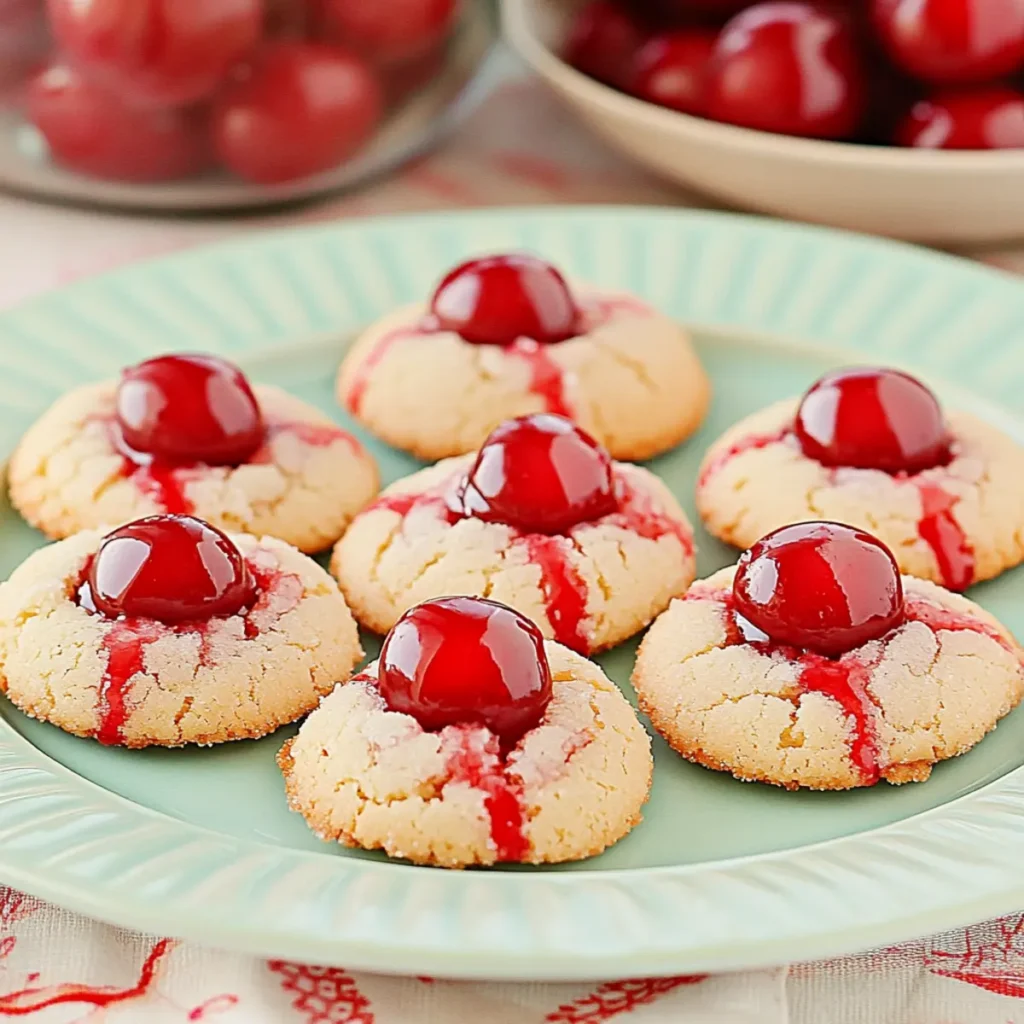 Cherry Kiss Cookies