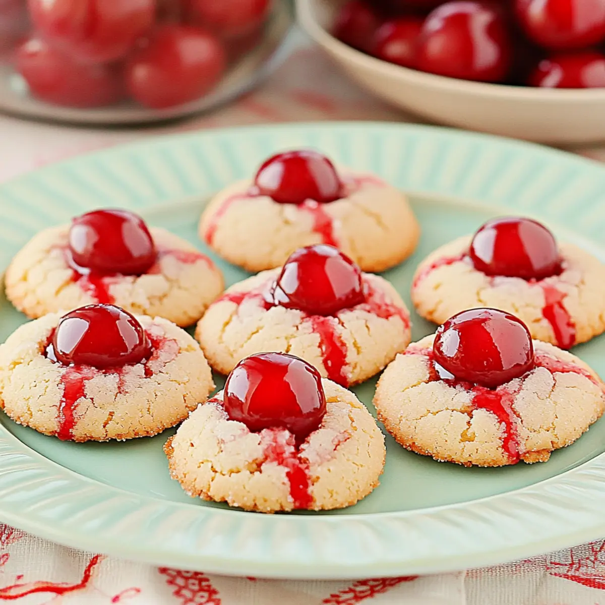Cherry Kiss Cookies
