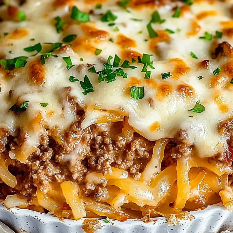 French Onion Ground Beef Casserole