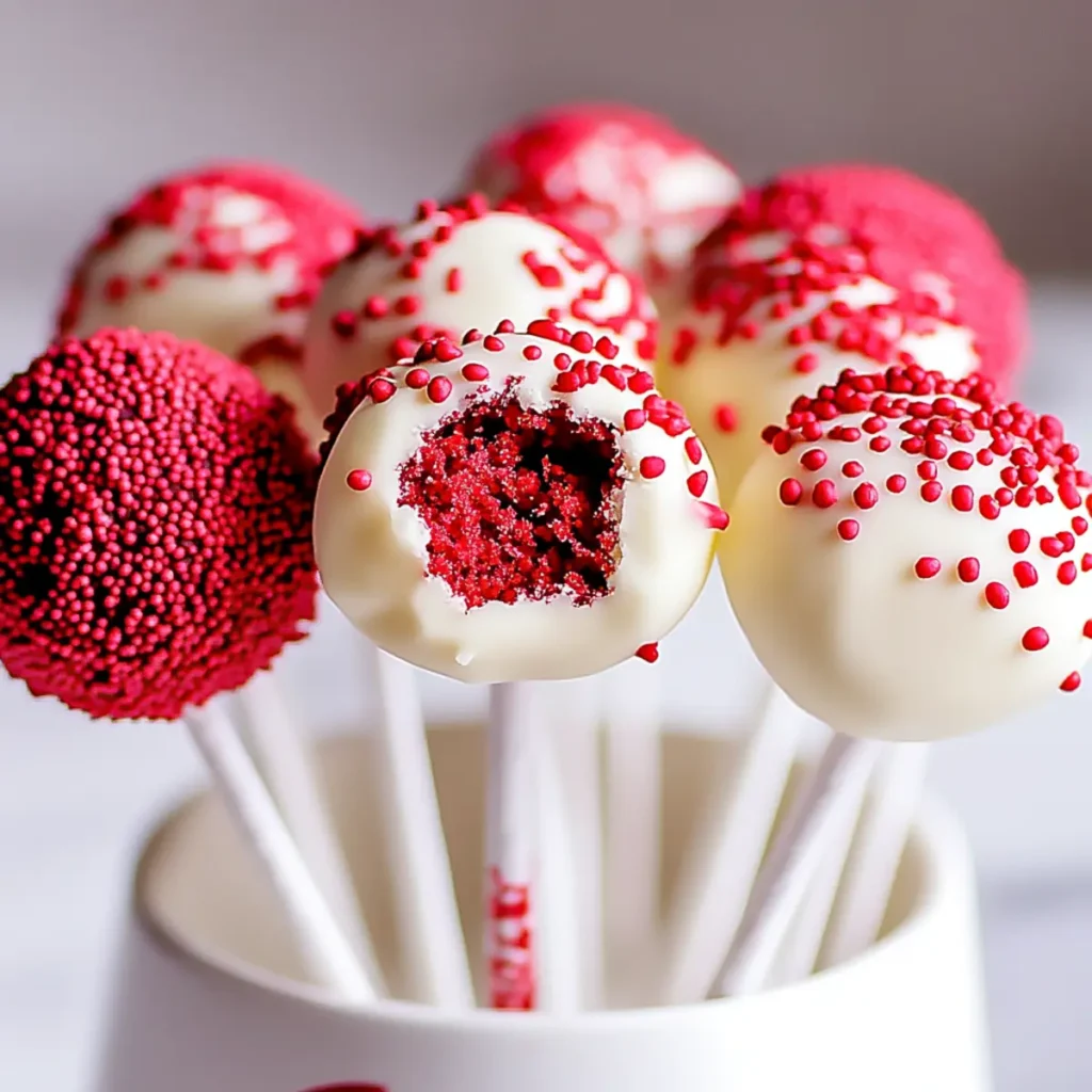 Red Velvet Cake Pops