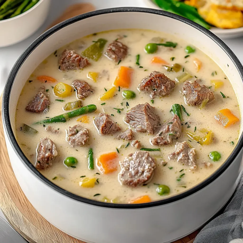 Creamy Beef Soup