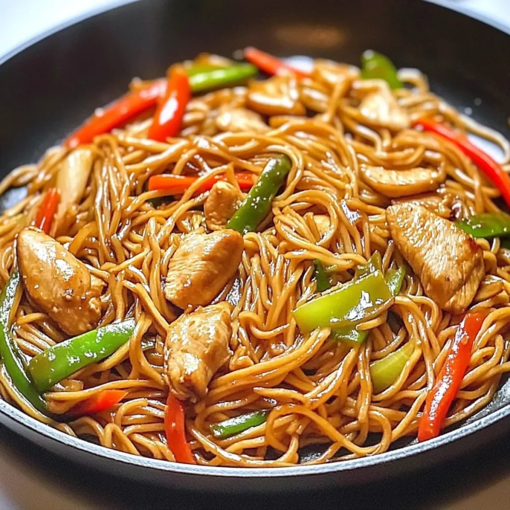 Healthy Chicken Lo Mein