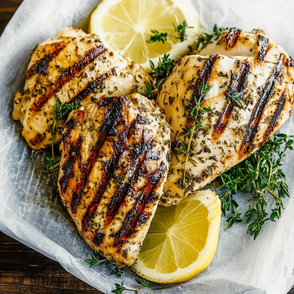 Grilled Chicken With Herbs
