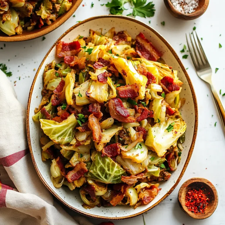 Fried Cabbage with Bacon