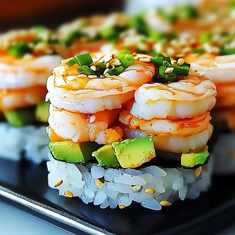 Shrimp Sushi Stacks