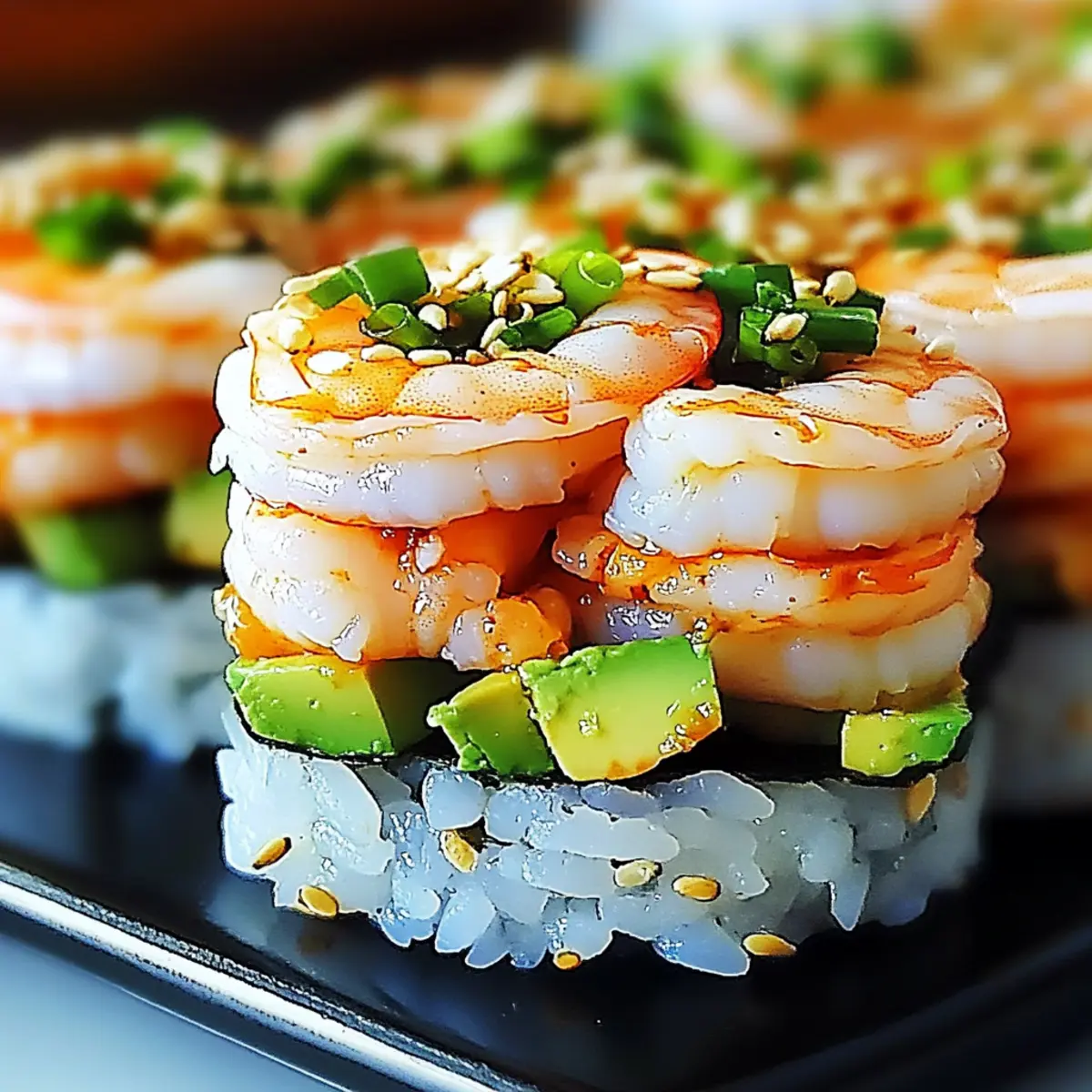 Shrimp Sushi Stacks