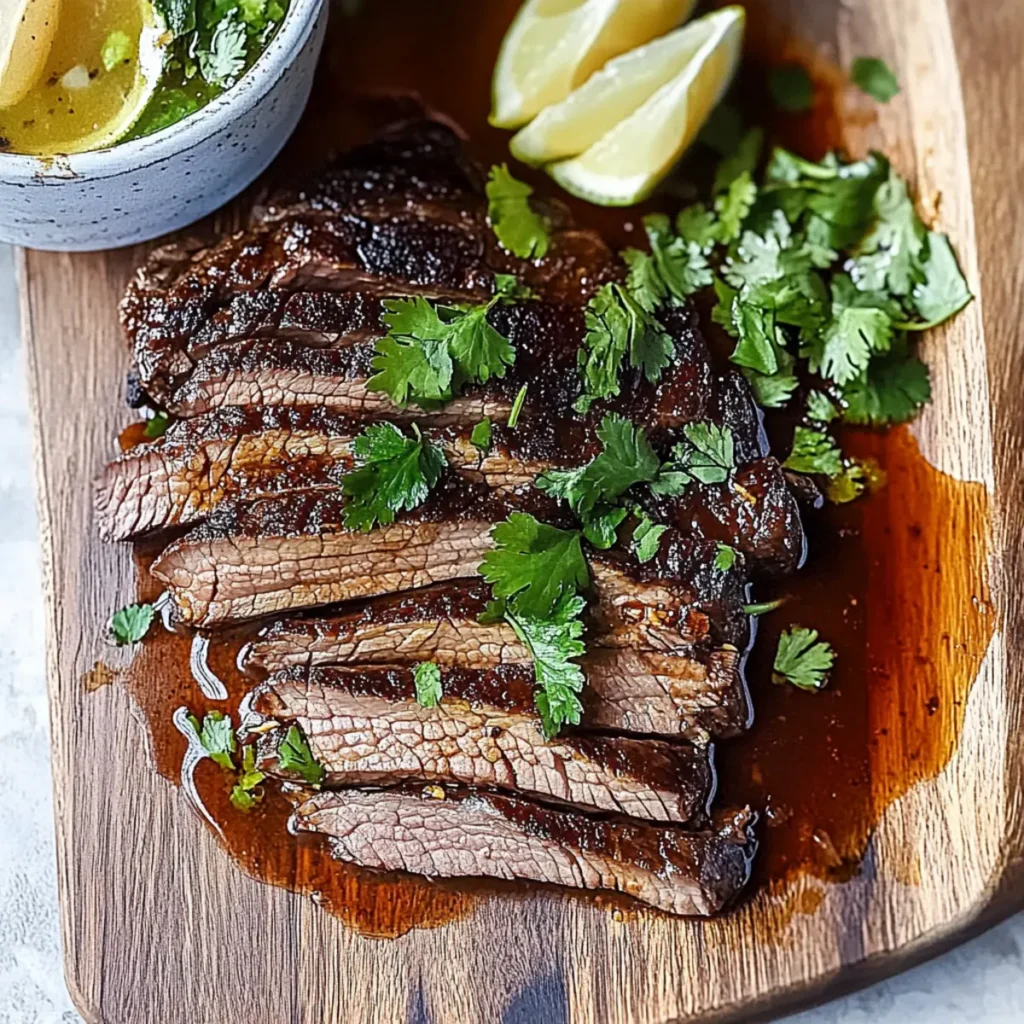 Slow Cooker Beef Flank Steak