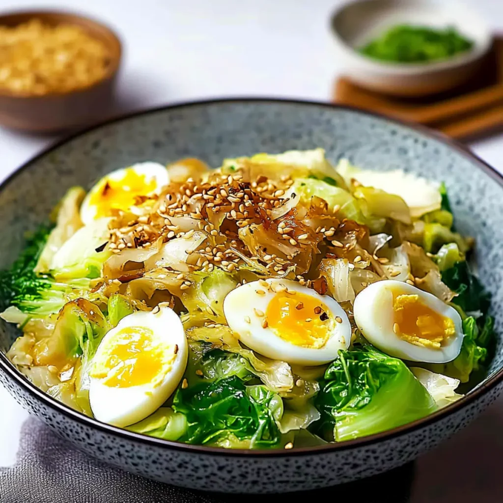 Cabbage and Egg Stir Fry