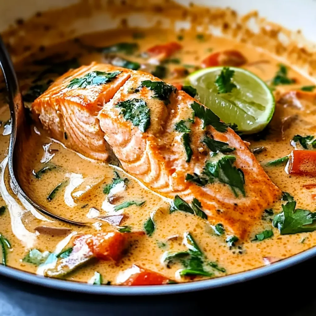 Creamy Coconut Salmon Curry
