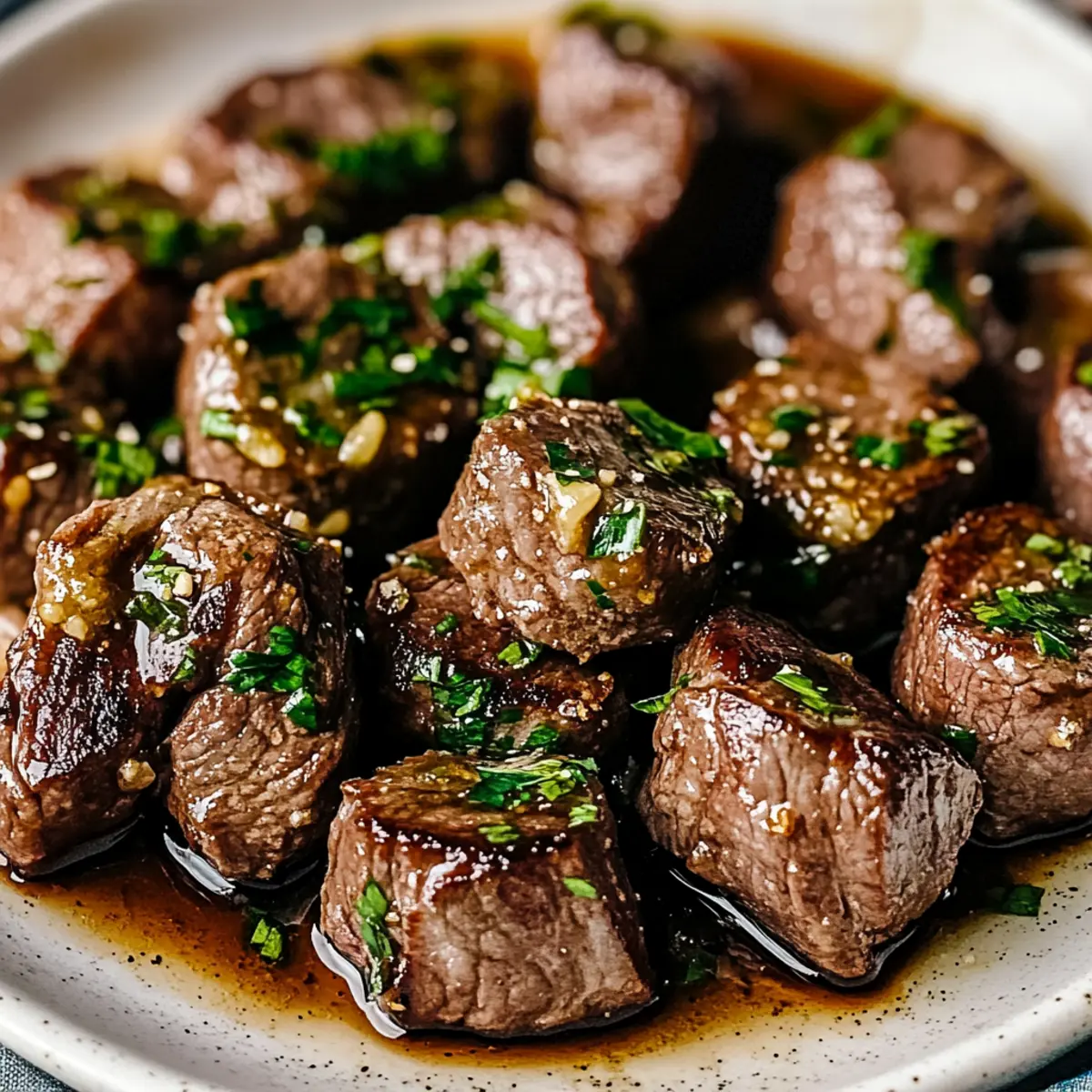 Garlic Butter Steak Bites