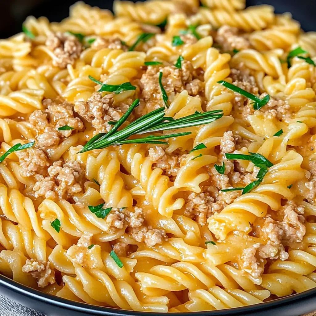 Ground Turkey Pasta