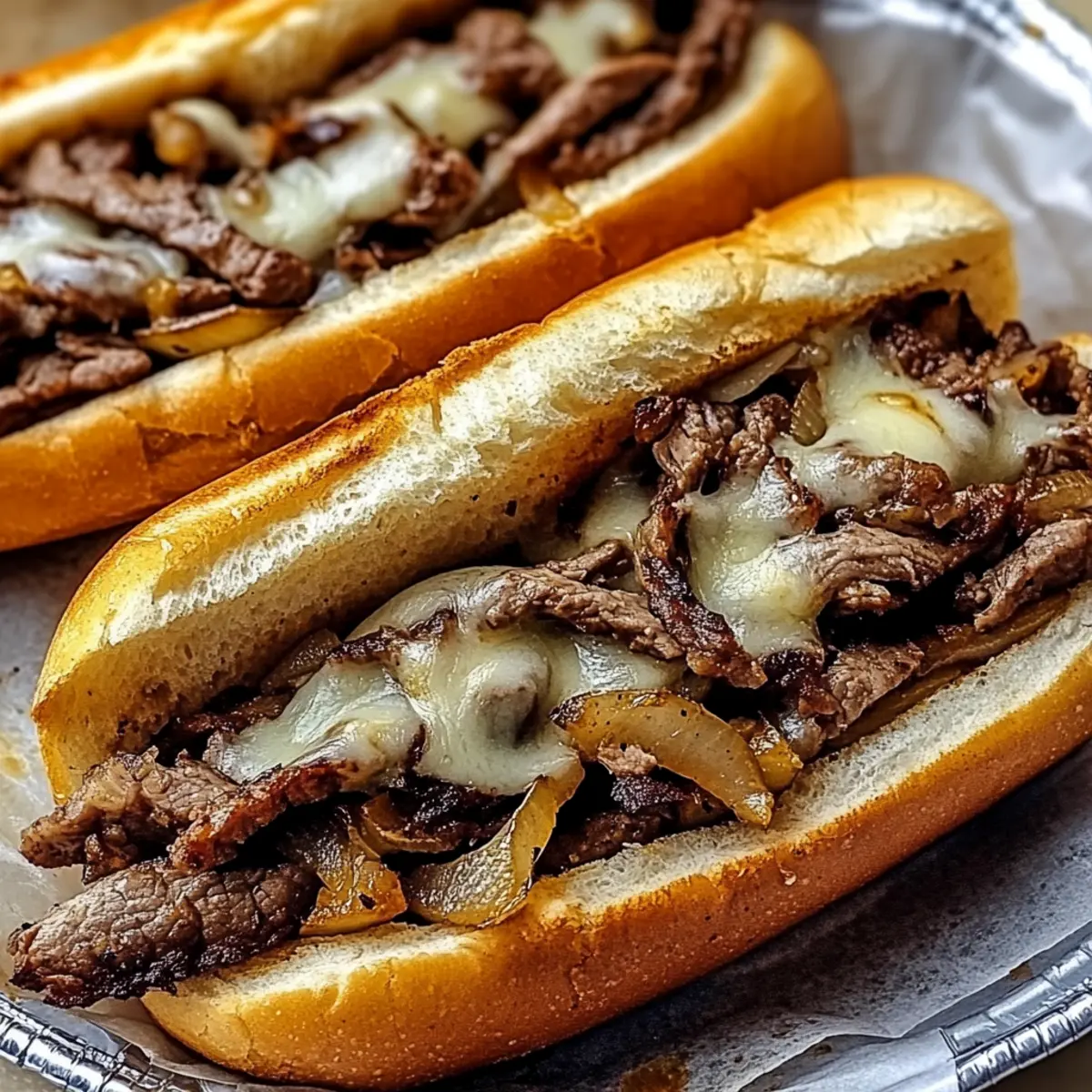 Smoked Beef Cheesesteaks