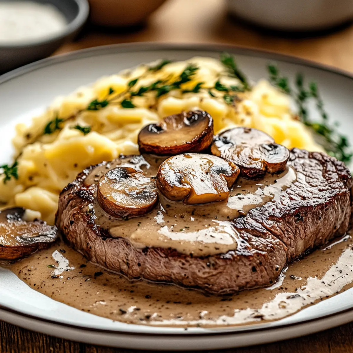 Mushroom Sauce for Steak