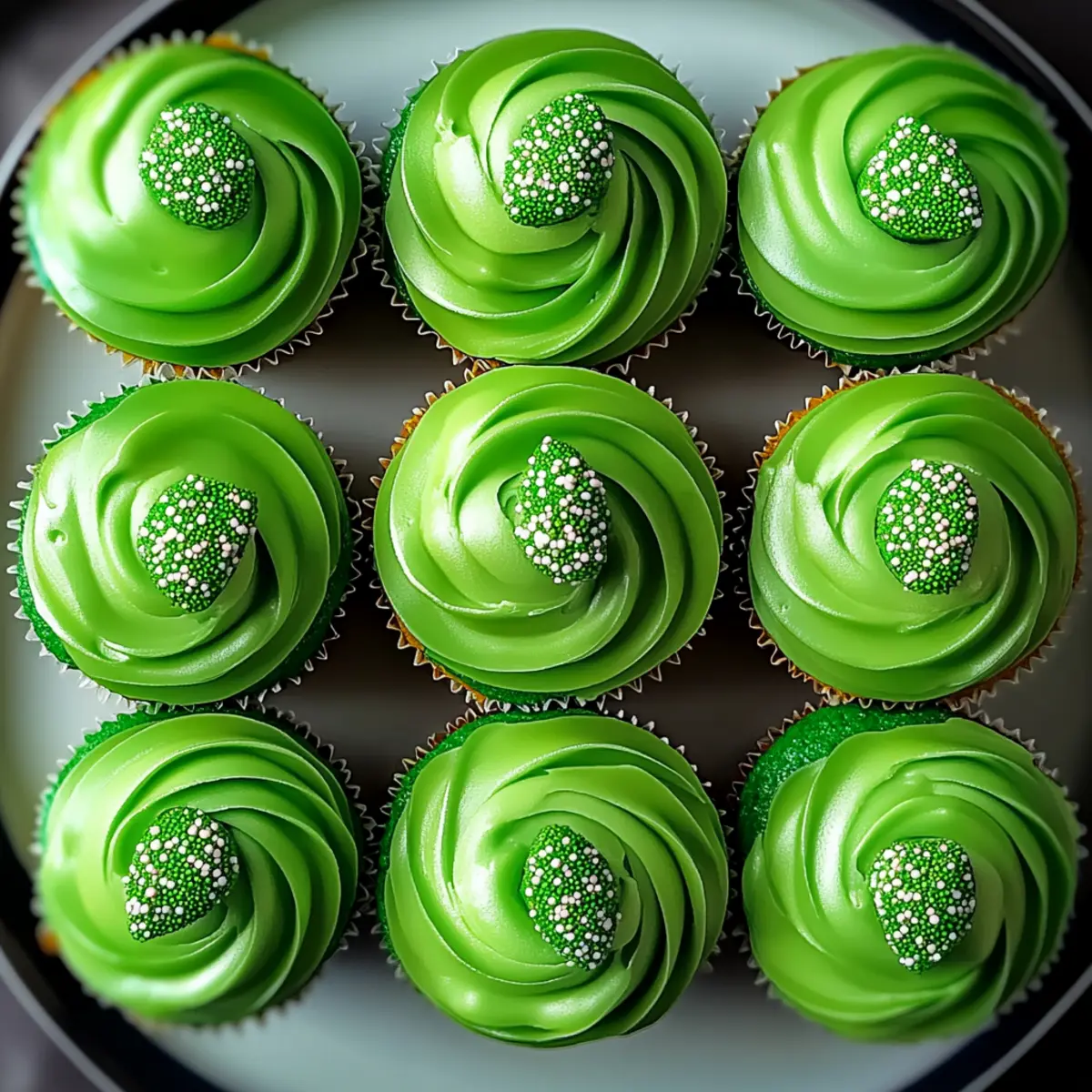 Green Cupcakes