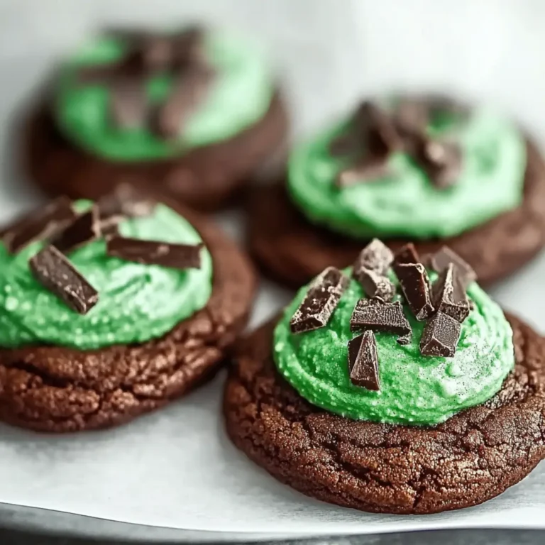 Chocolate Mint Cookies