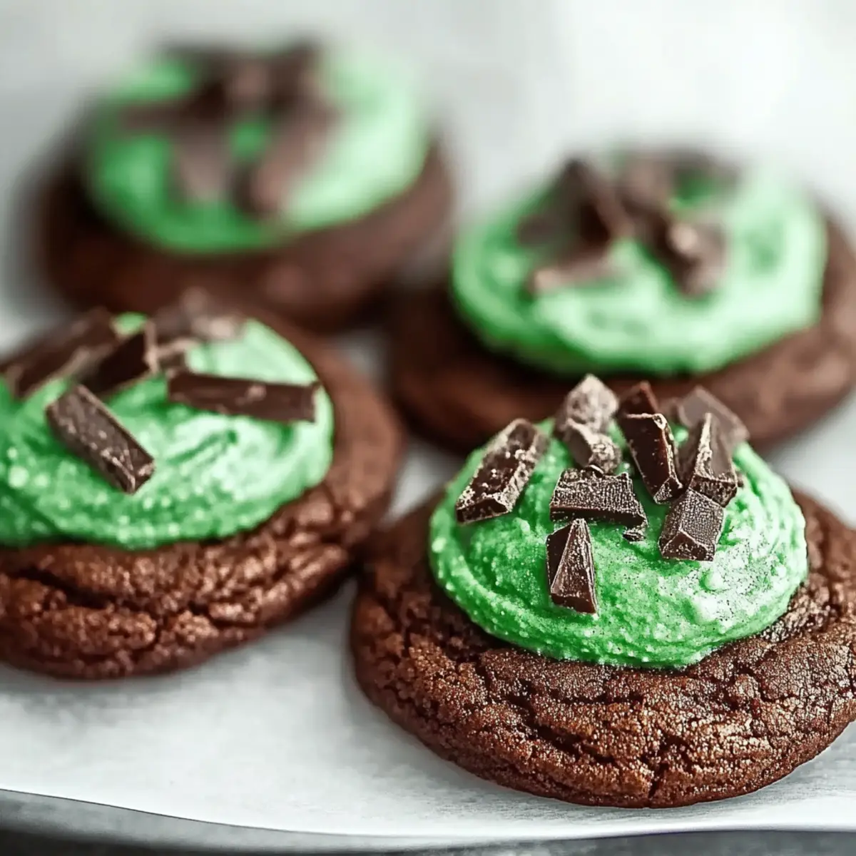 Chocolate Mint Cookies