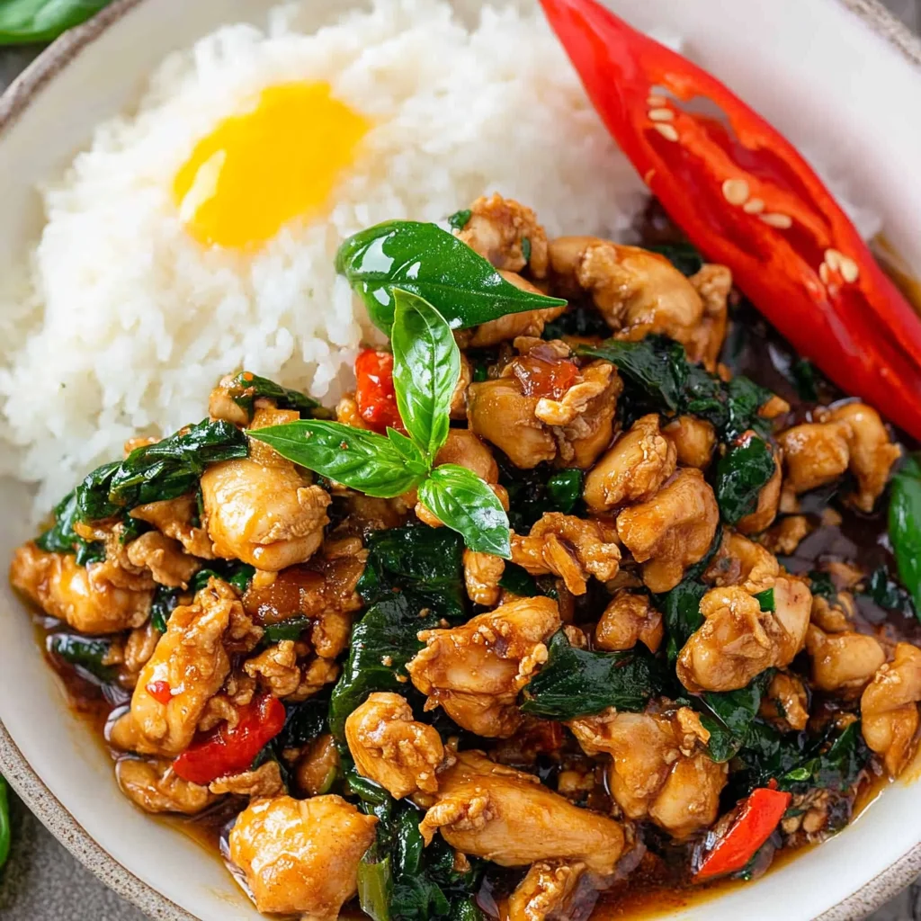 20 Minute Thai Basil Chicken: Quick and Delicious Meal