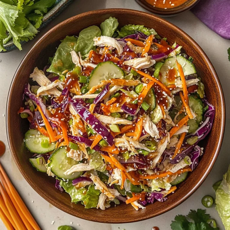 Asian Chicken Crunch Salad: A Refreshing Delight