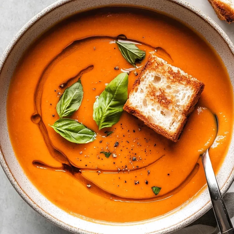 Best Homemade Tomato Soup Recipe: A Cozy Delight