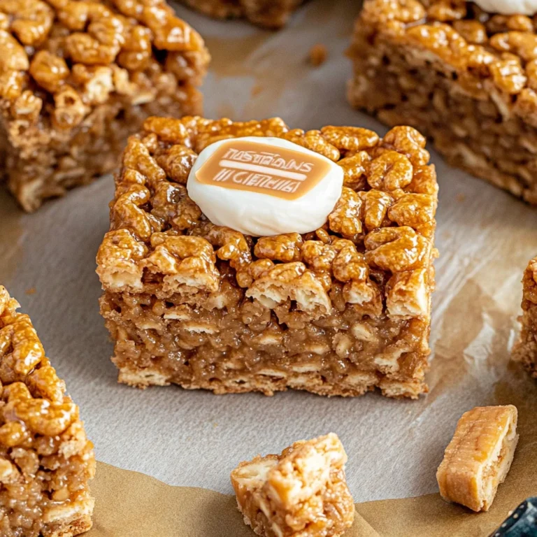 Biscoff Rice Krispie Treats: Irresistibly Crunchy Joy