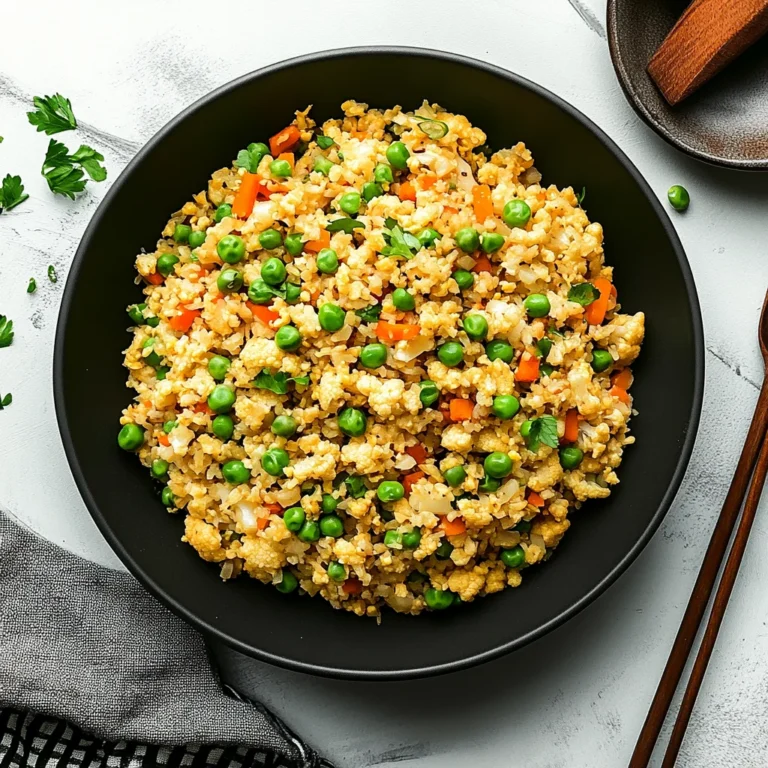 Cauliflower Fried Rice: Healthy and Flavorful Delight