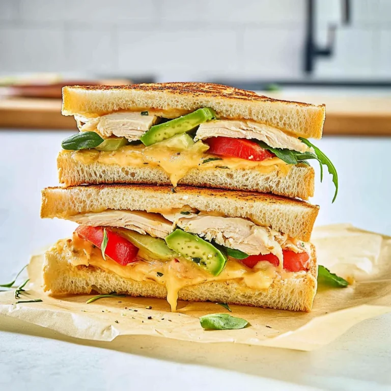 Chicken Avocado Melt Sandwich: Gooey and Satisfying Delight
