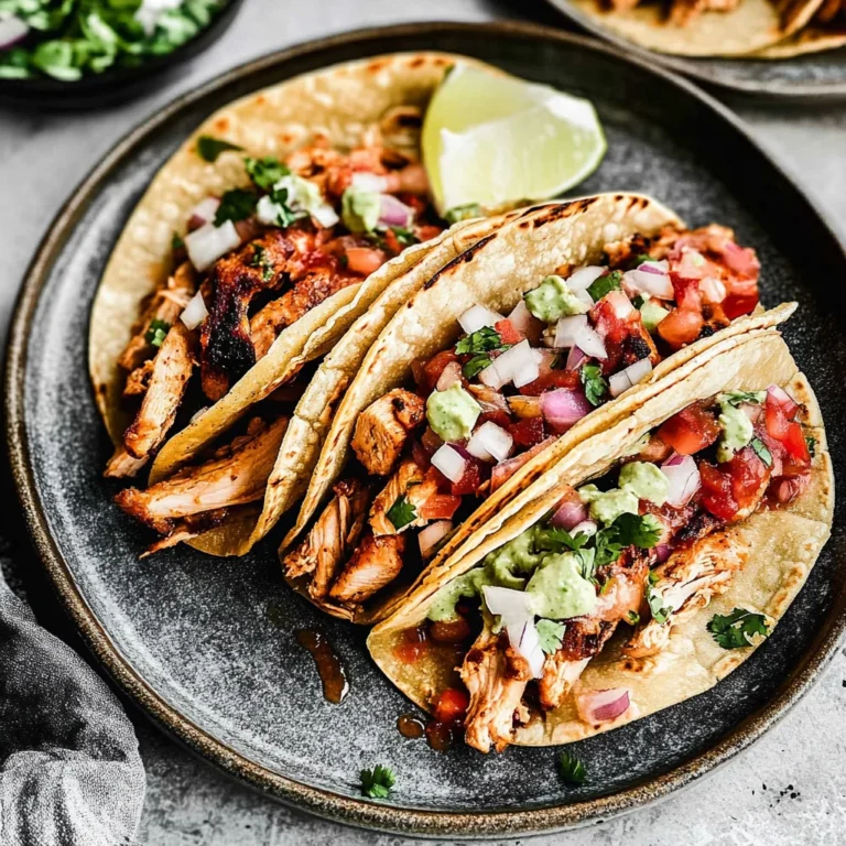 Chicken Street Tacos: Flavor-Packed Fiesta Awaits!