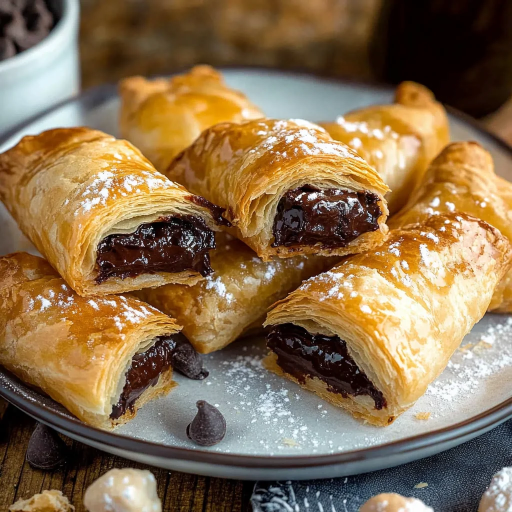 Chocolate Puff Pastries: Decadent and Flaky Delight