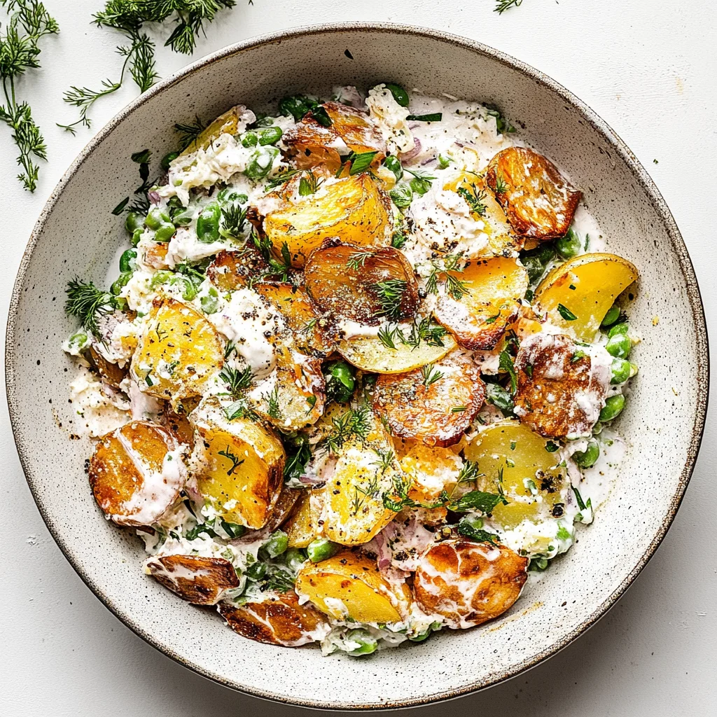 Crispy Smashed Potato Salad: Crunchy and Zesty Delight