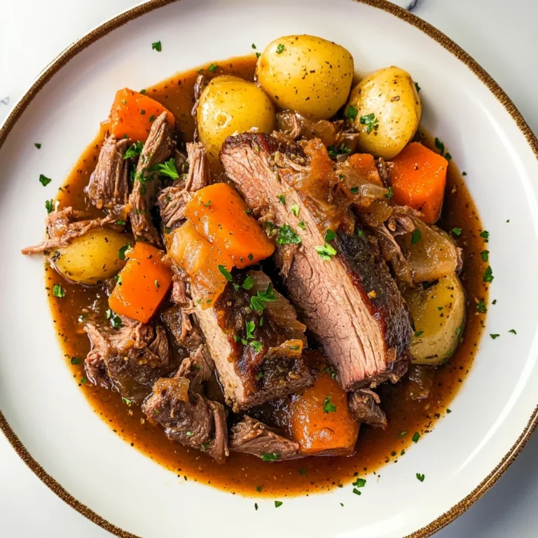 Crockpot Pot Roast Recipe: Tender and Flavorful Delight
