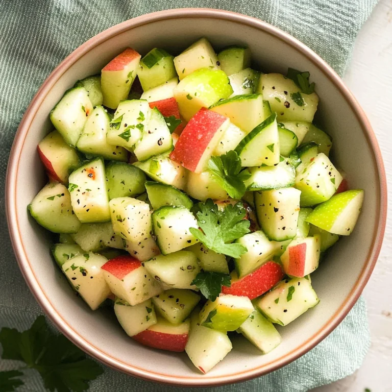 Cucumber Apple Salad: Refreshingly Crisp and Easy to Make