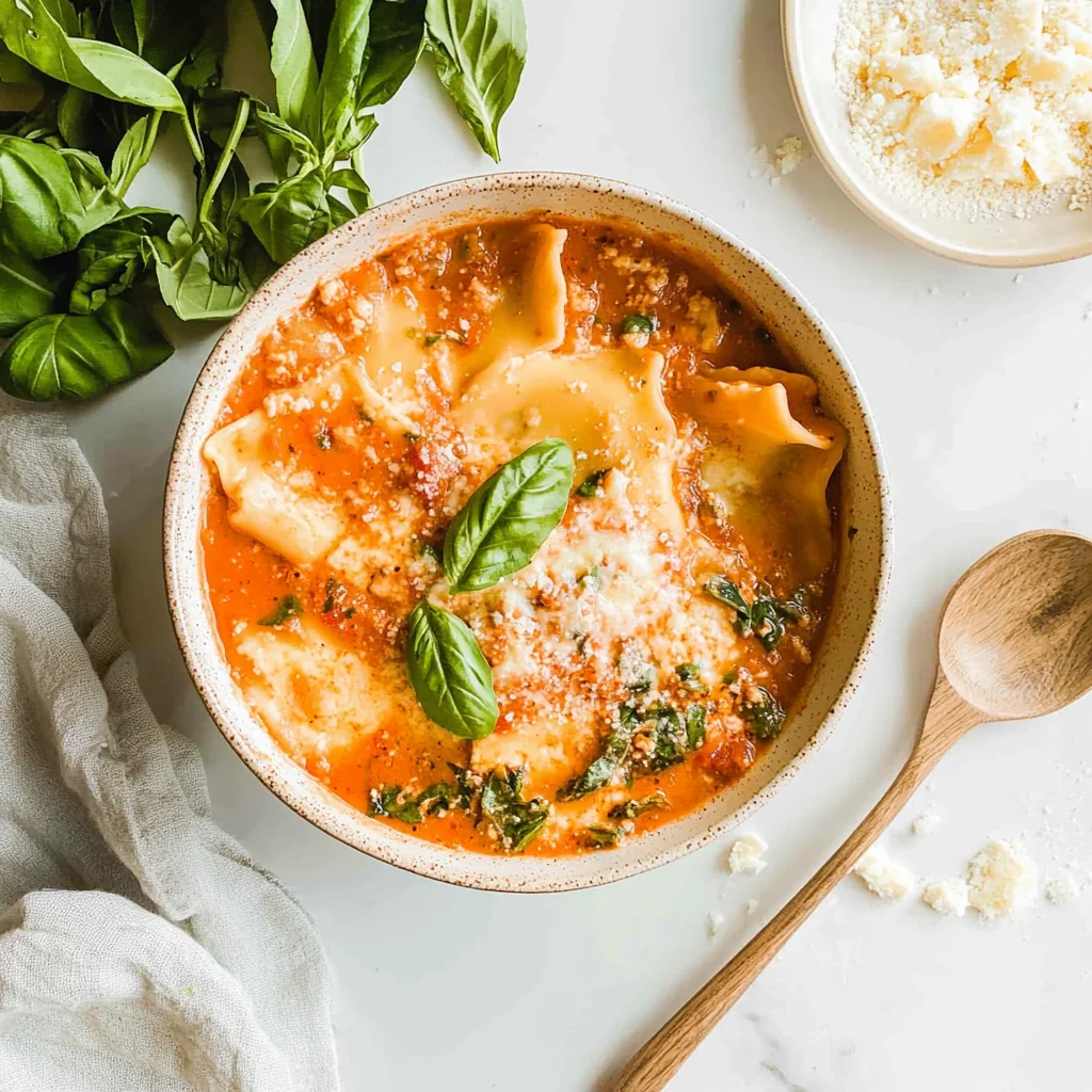 Easy Creamy Lasagna Soup: Cozy and Comforting Delight