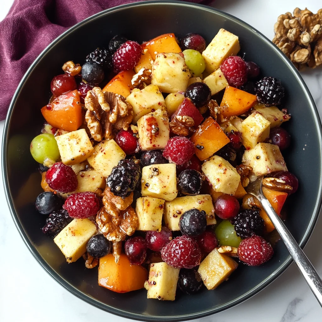 Fall Fruit Salad: A Refreshing Autumn Delight