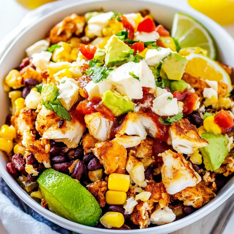 Fish Taco Bowls: Fresh and Flavorful Delight
