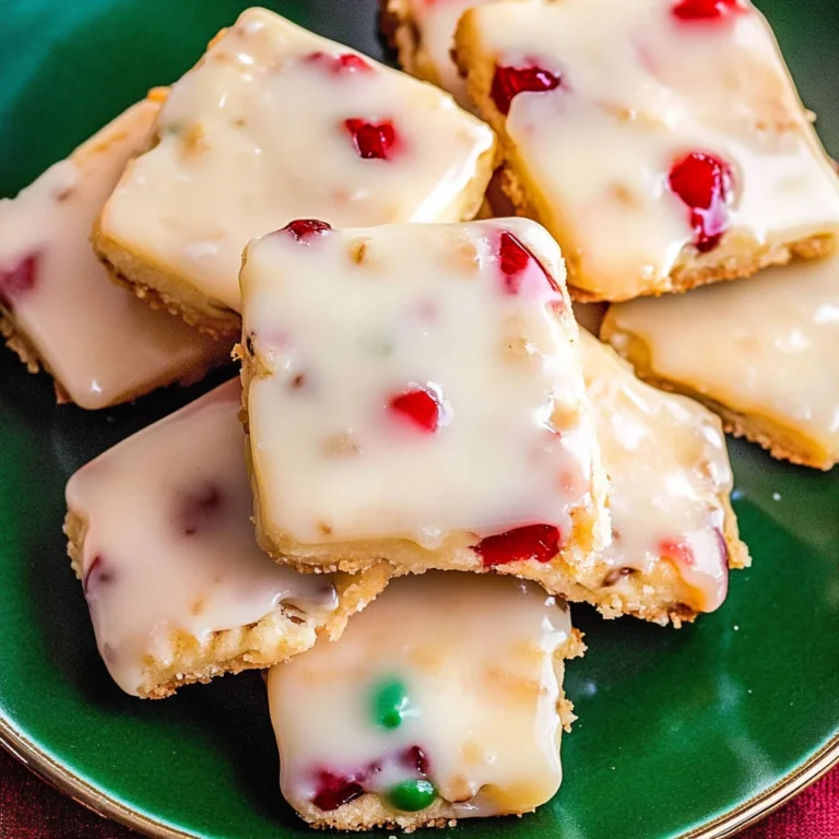 Glazed Fruitcake Shortbread Cookies: Comforting Delights