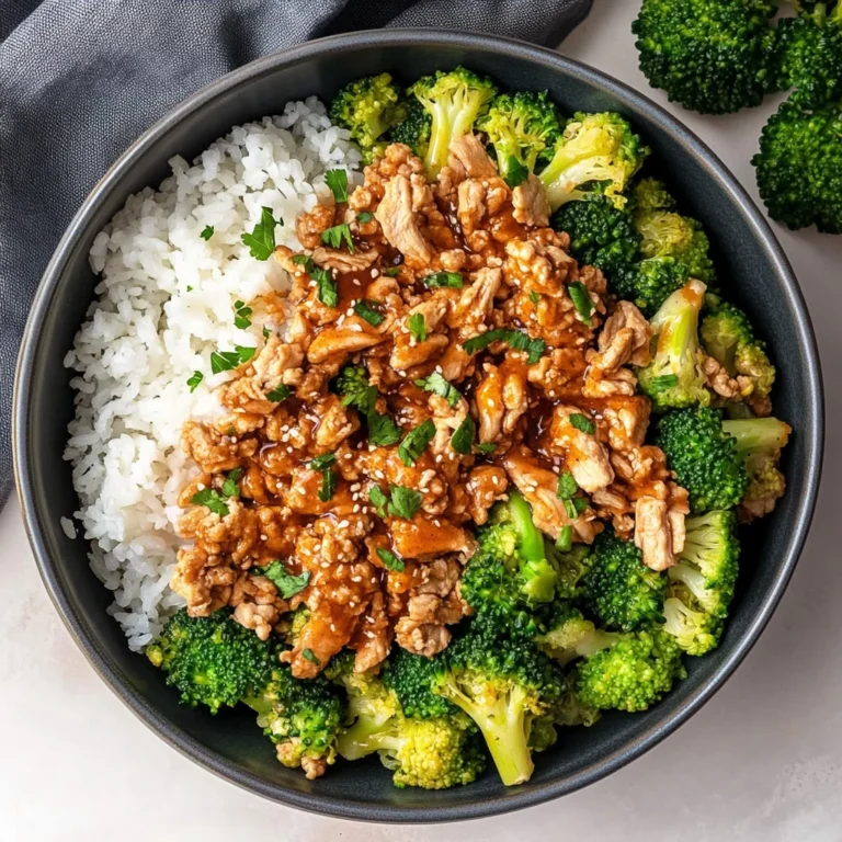 Honey Sriracha Ground Chicken and Broccoli: Spicy Delight