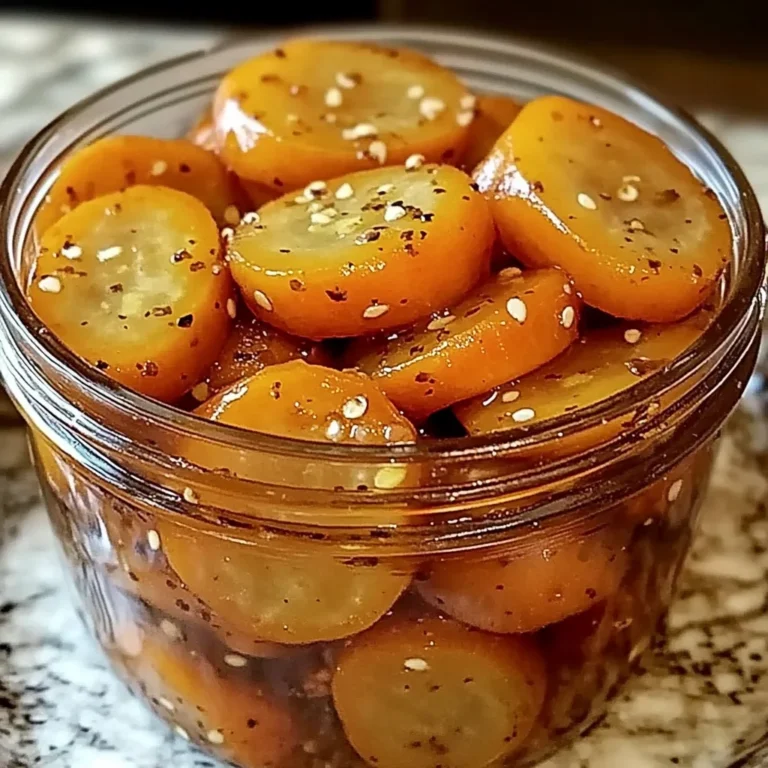 Hot Honey Pickled Carrots: A Sweet and Spicy Delight!