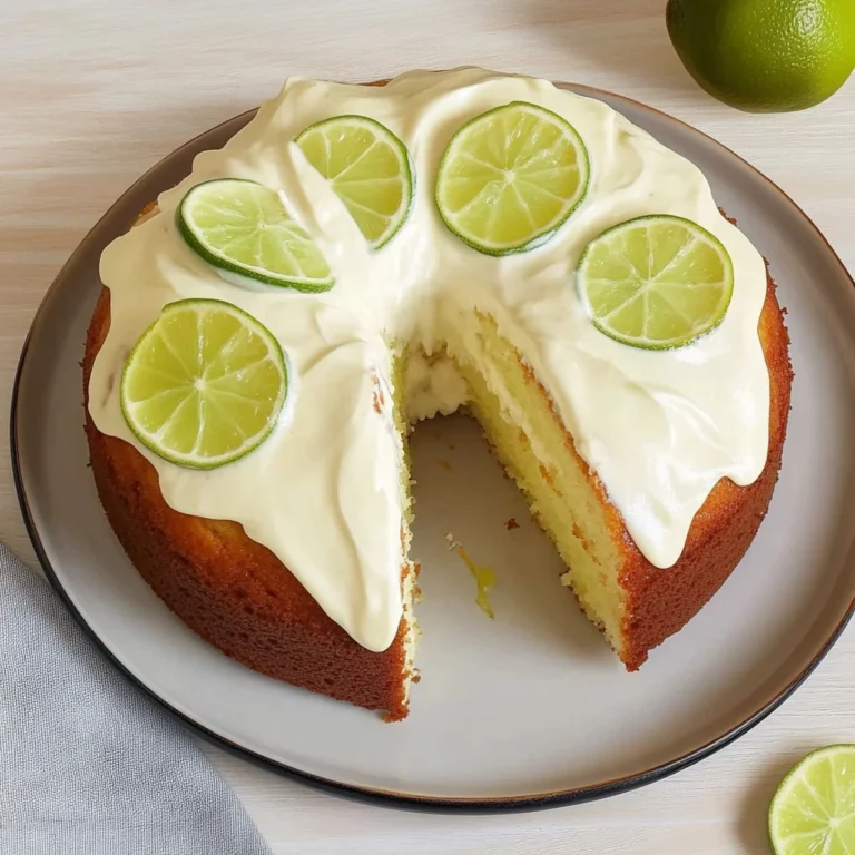 Key Lime Pound Cake: Tangy and Irresistibly Moist Delight