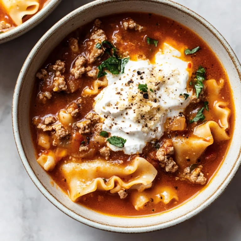 Lasagna Soup: Comfort in Every Spoonful