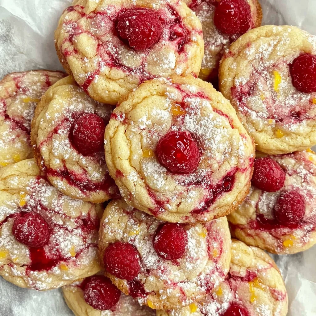 Lemon Raspberry Cookies: Bright and Chewy Bliss
