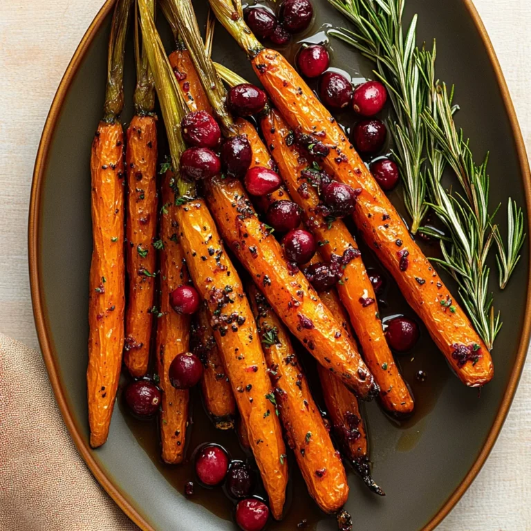 Maple roasted carrots with cranberries: Sweet & Savory De…