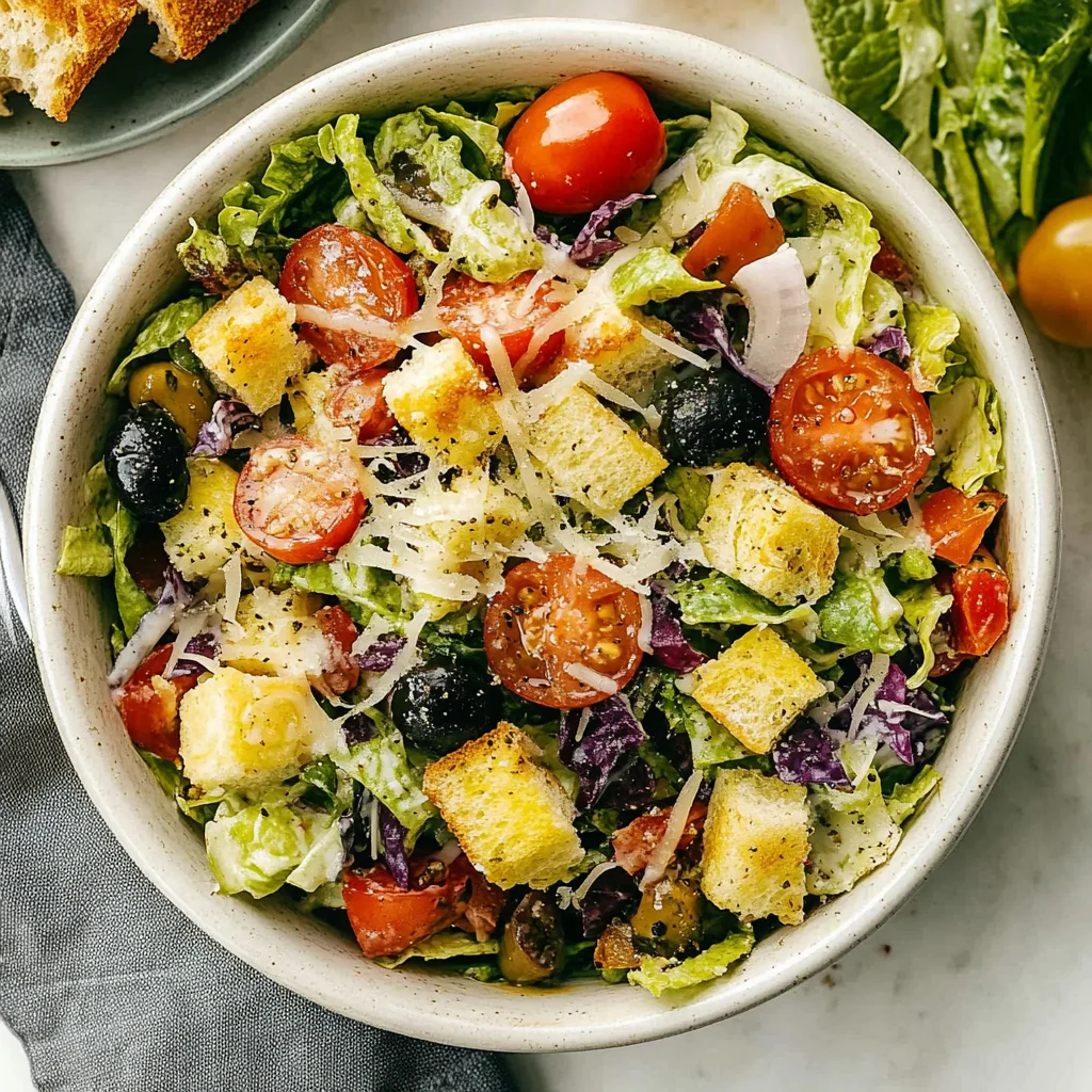 Olive Garden Salad: Fresh and Zesty Delight at Home
