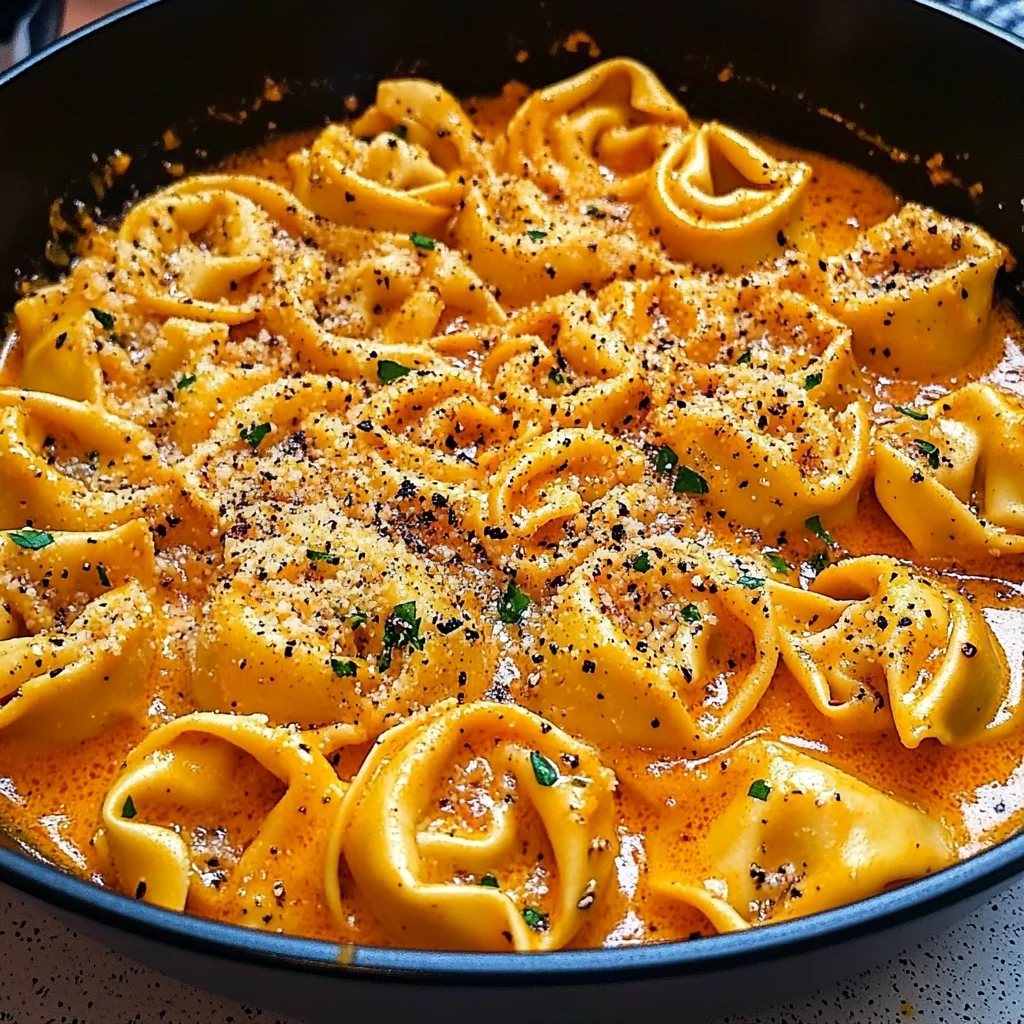 One-Pot Spicy Garlic Butter Chicken Tortellini: Quick & Cozy