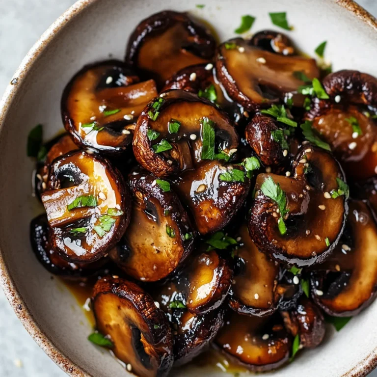 Oven-Roasted Mushrooms with Soy Sauce & Honey: Irresistib…