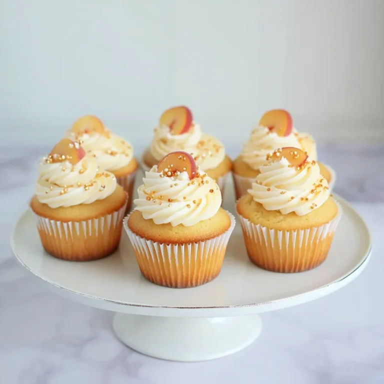 Peach Bellini Cupcakes: A Sweet Celebration Delight