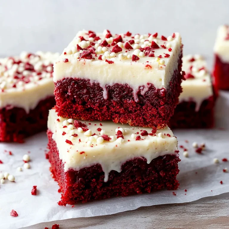 Red Velvet Cookie Bars: Decadent and Chewy Delight