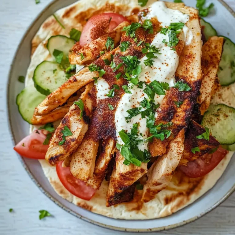 Savor the Flavor: Irresistible Chicken Shawarma with Crea…