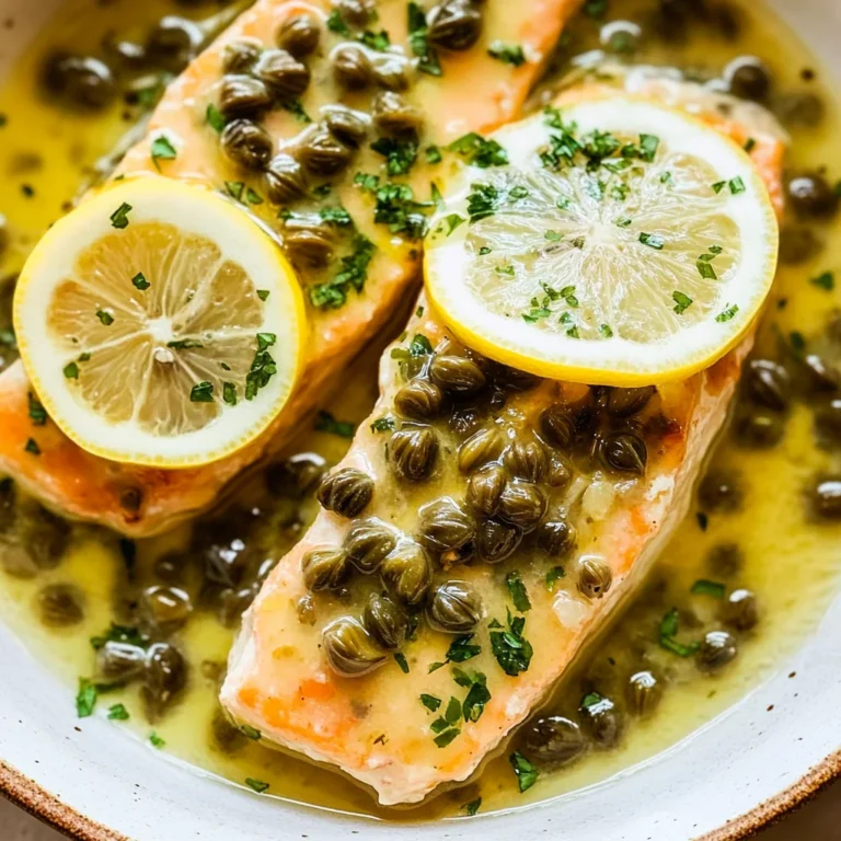 Simple Lemon Caper Sauce: Quick and Zesty Delight
